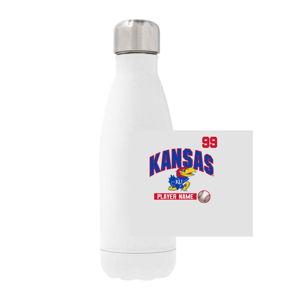 12oz Stainless Steel Water Bottle - white