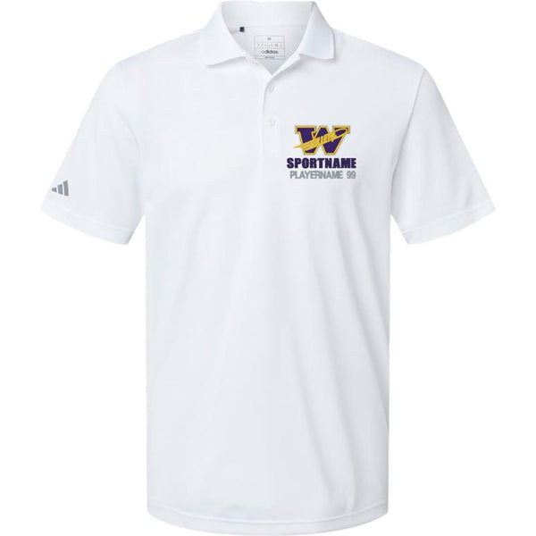 Adidas Sport Polo Men's - White - Sport Name