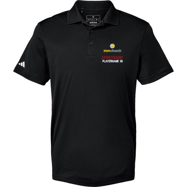 Adidas Sport Polo Men's - Black - Sport Name