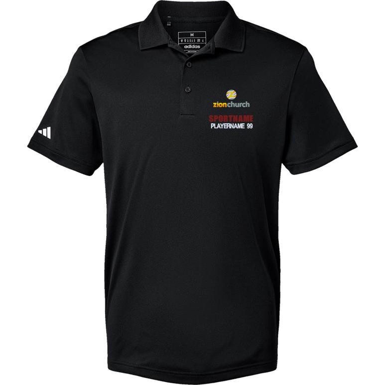 Adidas Sport Polo Men's - Black - Sport Name