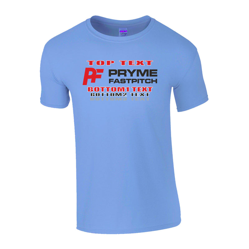 Youth Classic T-Shirt - Carolina Blue - Logo Text Drop