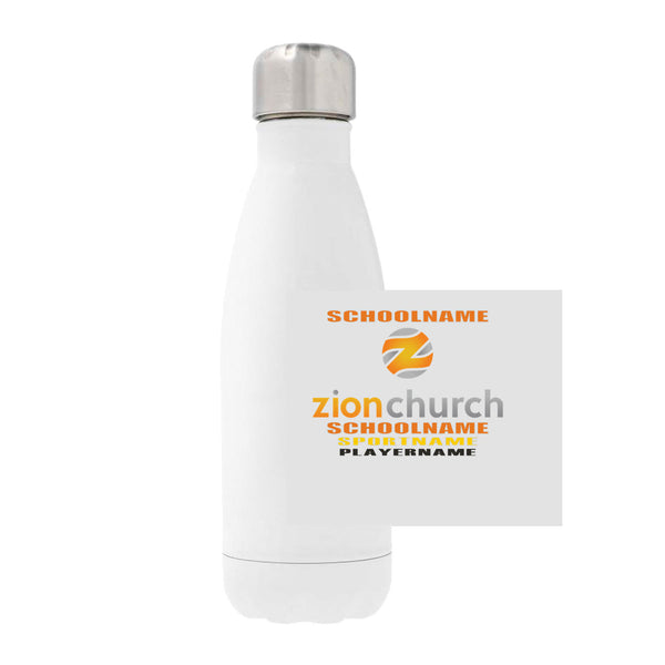 12oz Stainless Steel Water Bottle - White