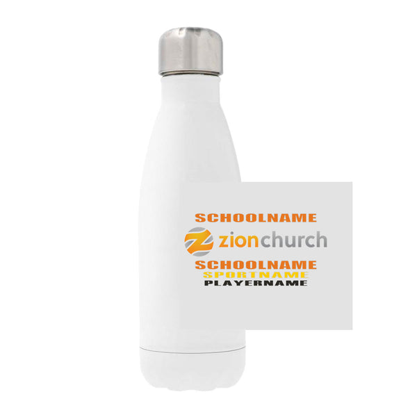 12oz Stainless Steel Water Bottle - White