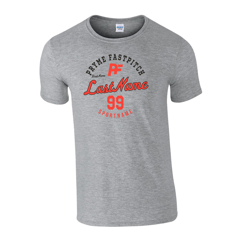 Classic T-Shirt - Sport Grey - Script Player