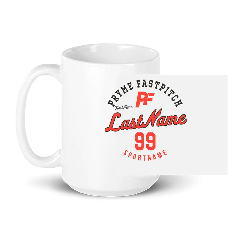 15oz Coffee Mug - White - Script Player