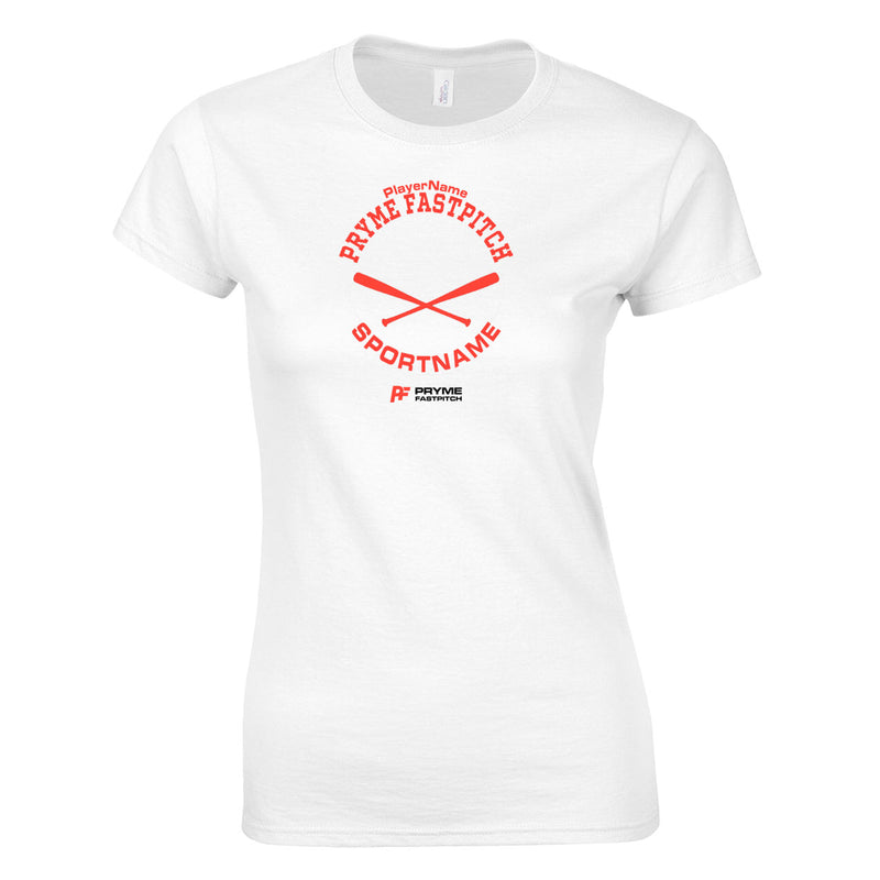 Women's Semi-Fitted Classic T-Shirt  - White - Sport Circle