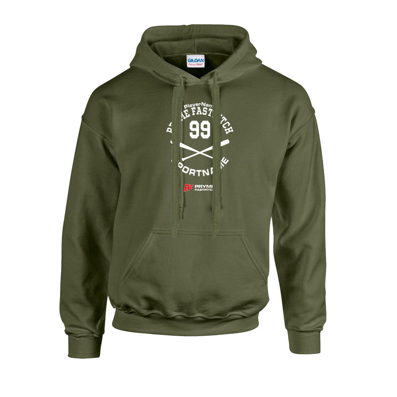 Fleece Hoodie - Military Green - Sport Circle