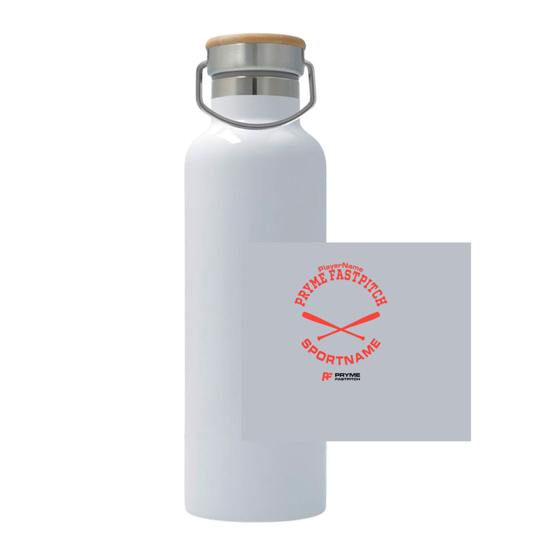 25oz Stainless Steel Thermos - White - Sport Circle