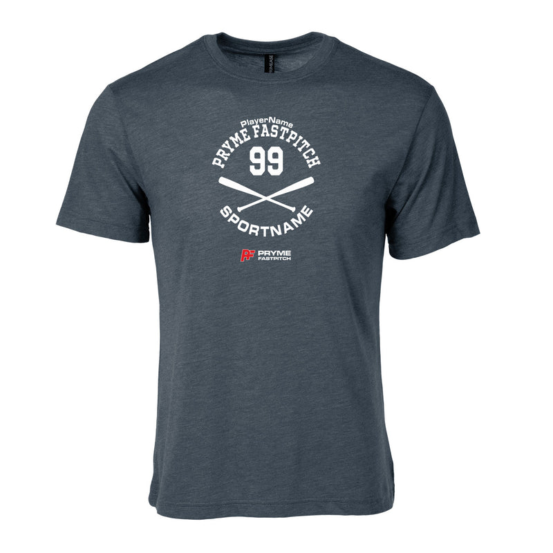 Men's Triblend T-Shirt - Charcoal Heather - Sport Circle