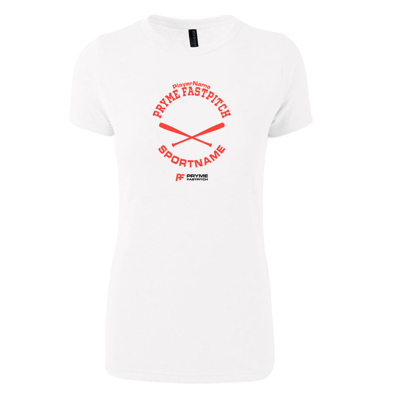Women's Triblend T-Shirt - White - Sport Circle