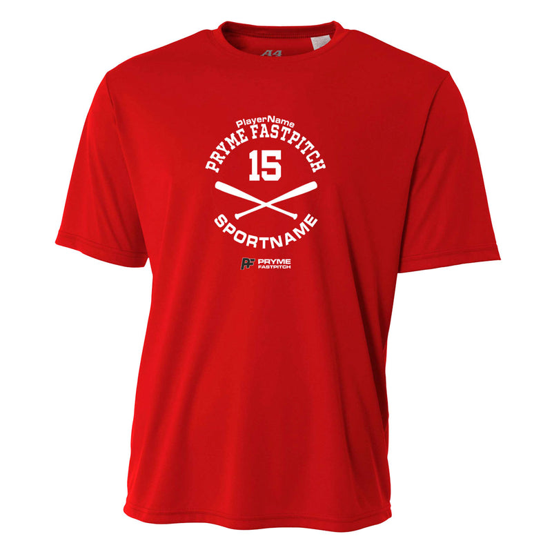 Men's Performance T-Shirt - Scarlet - Sport Circle