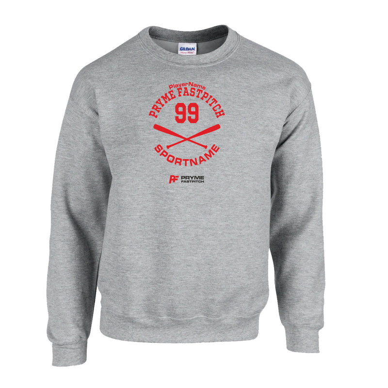 Fleece Crewneck - Sport Grey - Sport Circle