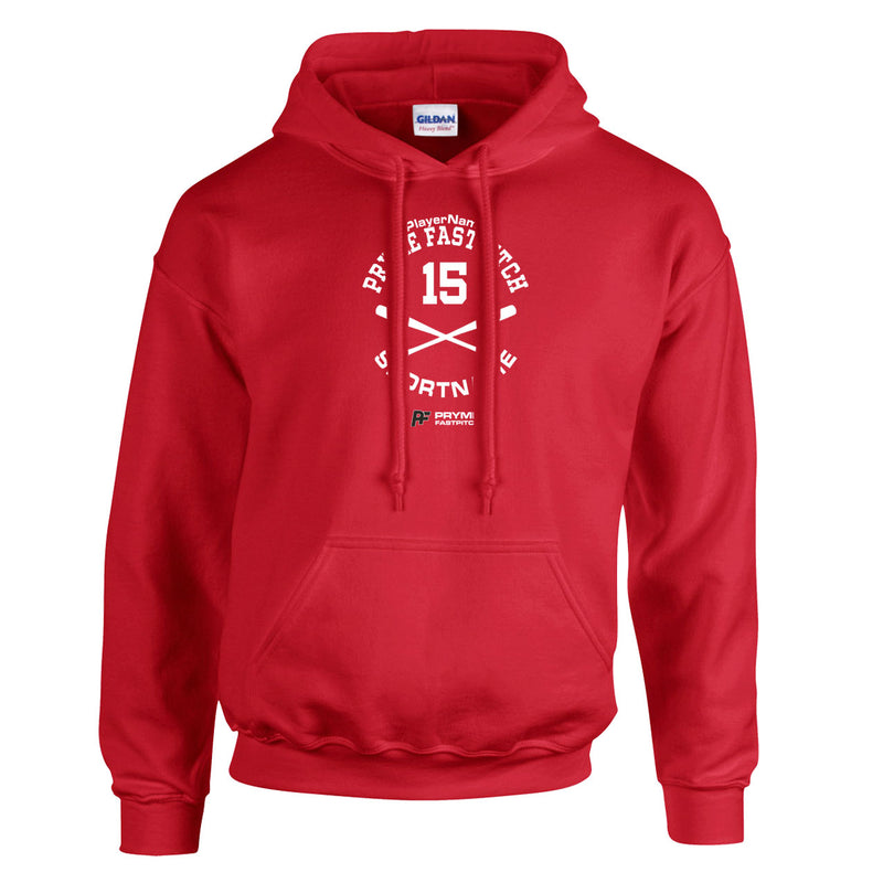 Fleece Hoodie - Red - Sport Circle