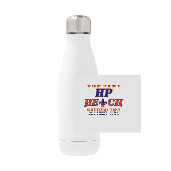 12oz Stainless Steel Water Bottle - White