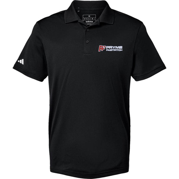 Adidas Sport Polo Men's - Black - Embroidery Text Drop
