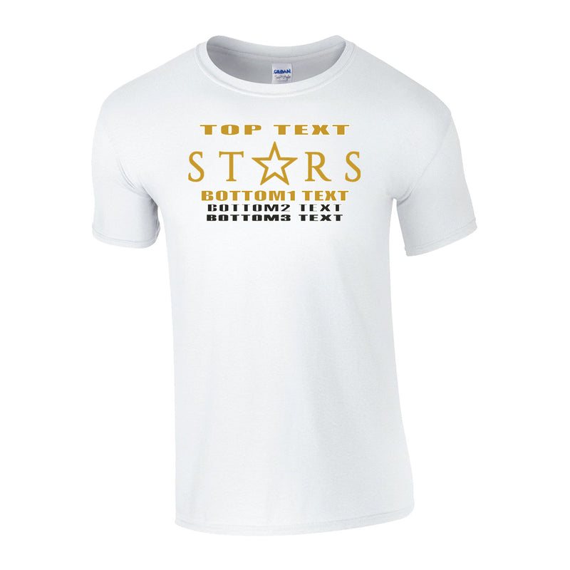 Youth Classic T-Shirt - White - Logo Text Drop