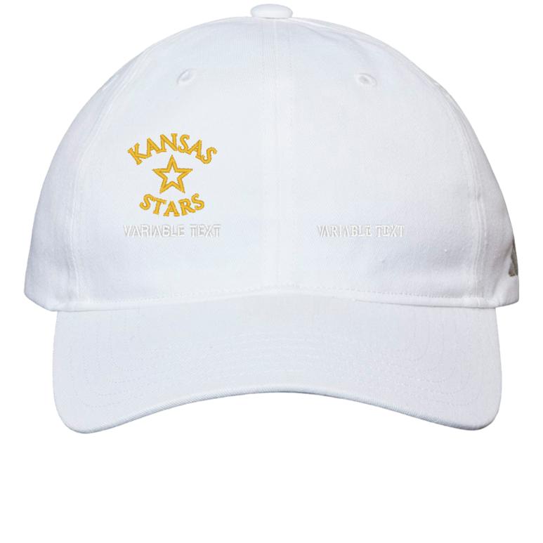 Adidas Relaxed Cap - White - Hat Embroidery