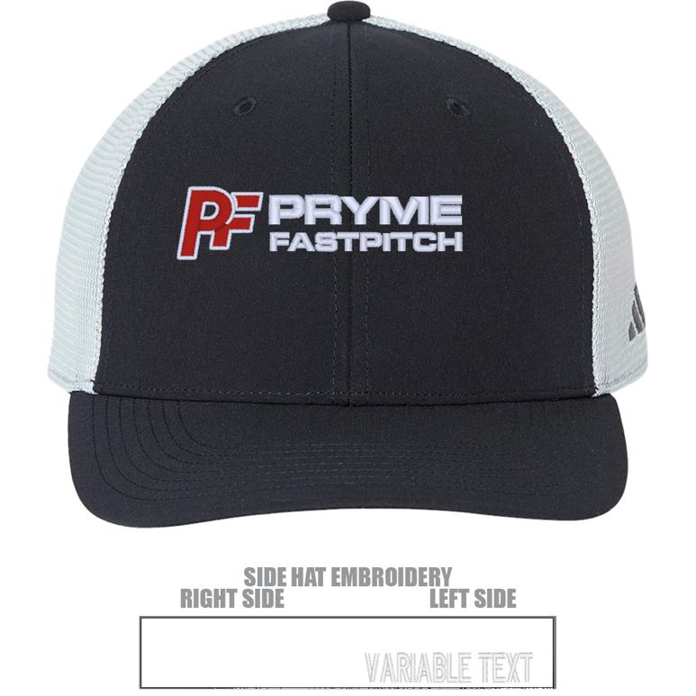 Adidas Trucker Cap - Black - Hat Embroidery