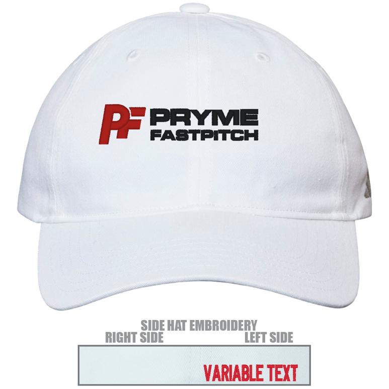 Adidas Relaxed Cap - White - Hat Embroidery