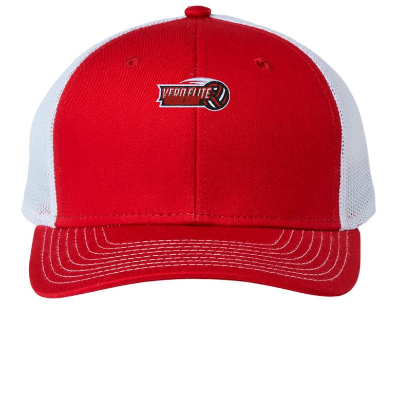 The Game Everyday Trucker Cap - cardinal/ white