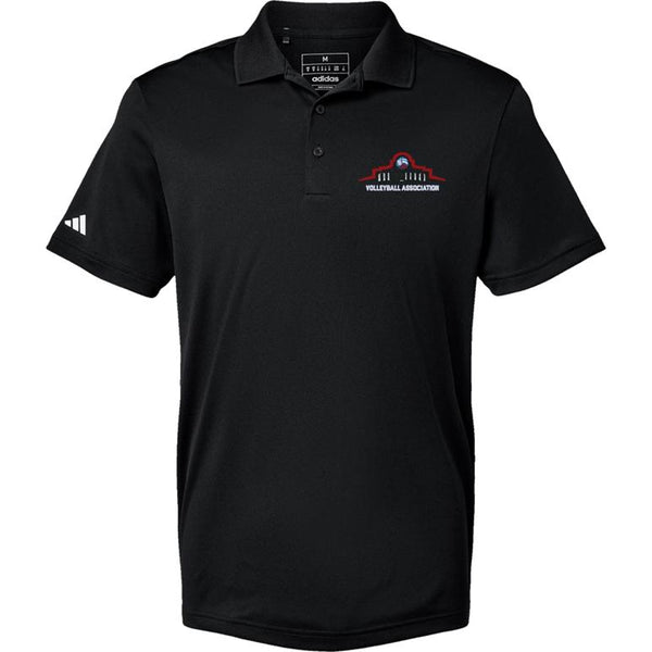 Adidas Sport Polo Men's - Black - Embroidery Text Drop