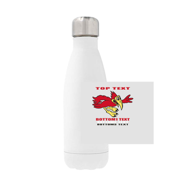 12oz Stainless Steel Water Bottle - White