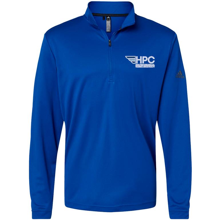 Adidas-Lightweight Quarter-Zip Pullover - Collegiate Royal