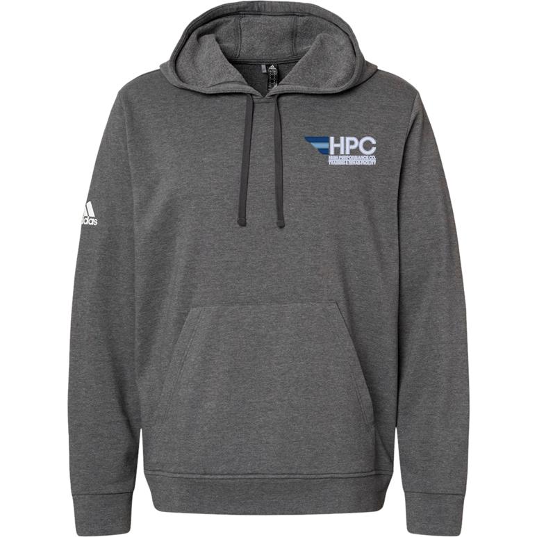 Adidas Hooded Sweatshirt - Dark Grey Heather