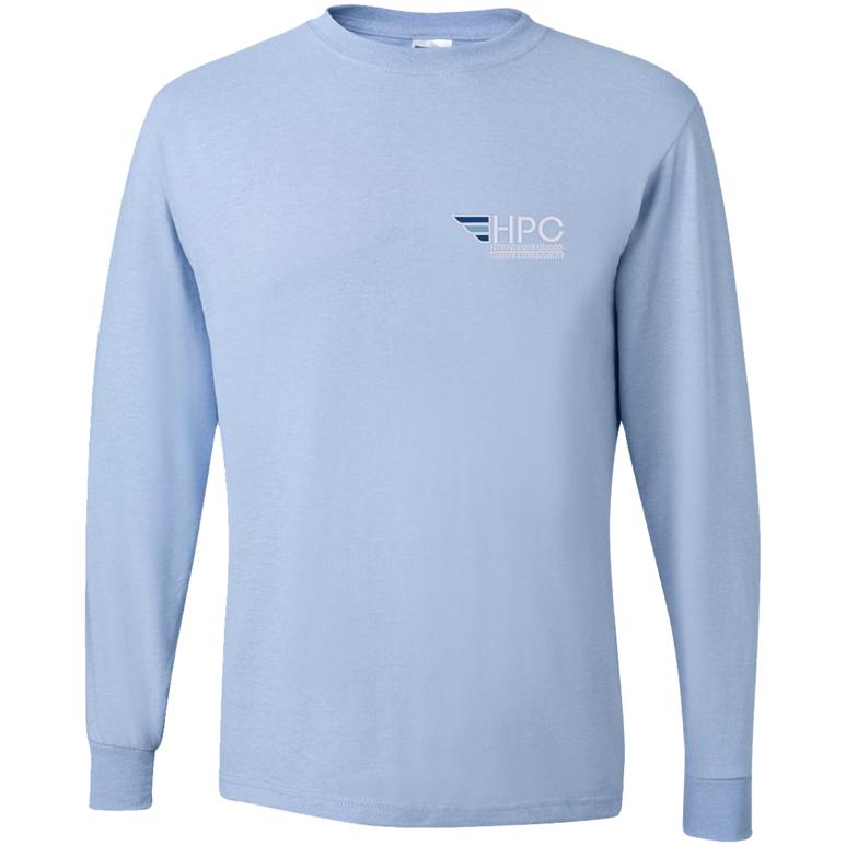 Dri-Power Long Sleeve T-Shirt - Light Blue