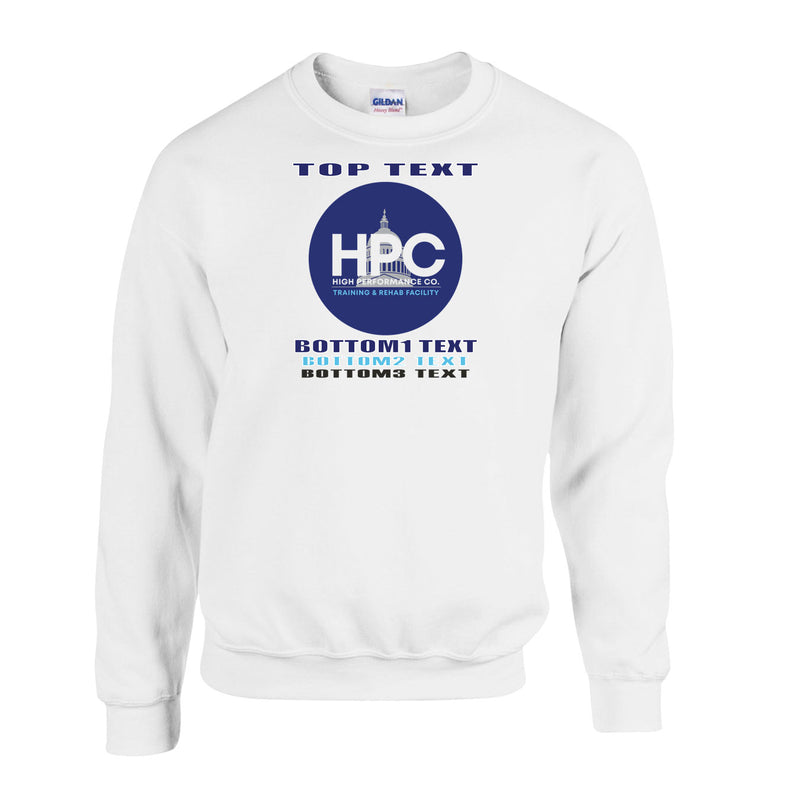 Fleece Crewneck - White