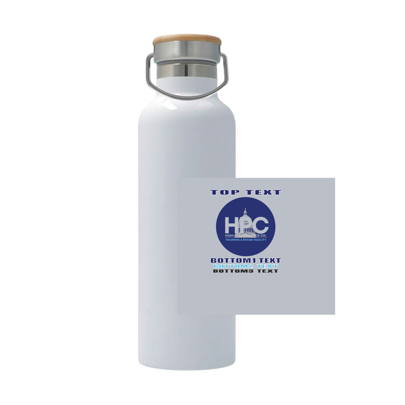 25oz Stainless Steel Thermos - White