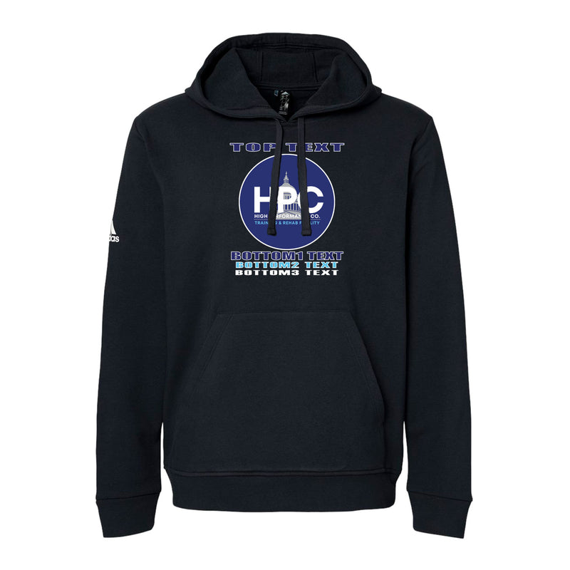 Adidas Hooded Sweatshirt - Black