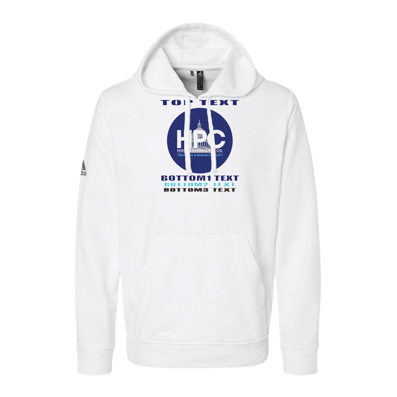 Adidas Hooded Sweatshirt - White