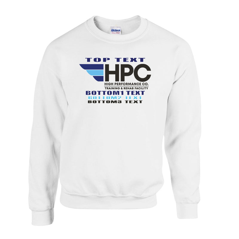Fleece Crewneck - White