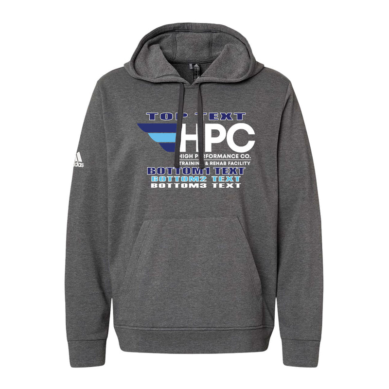 Adidas Hooded Sweatshirt - Dark Grey Heather