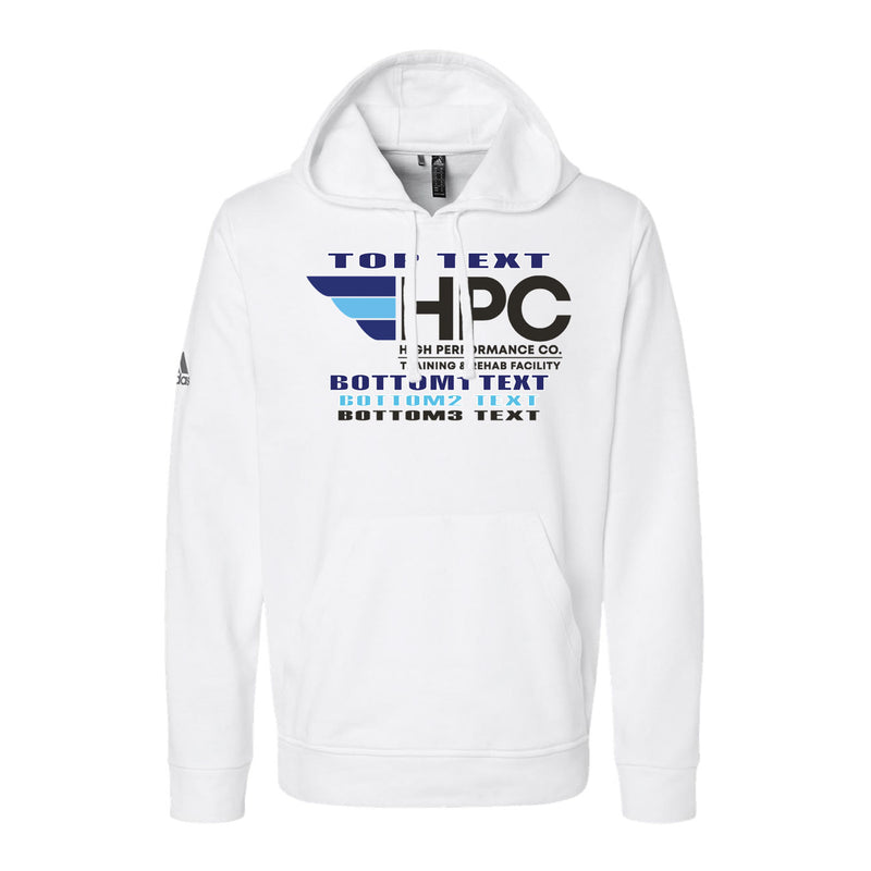 Adidas Hooded Sweatshirt - White