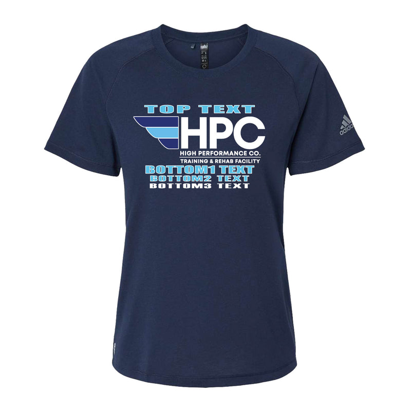 Adidas Women's Blended T-Shirt - Collegiate Navy
