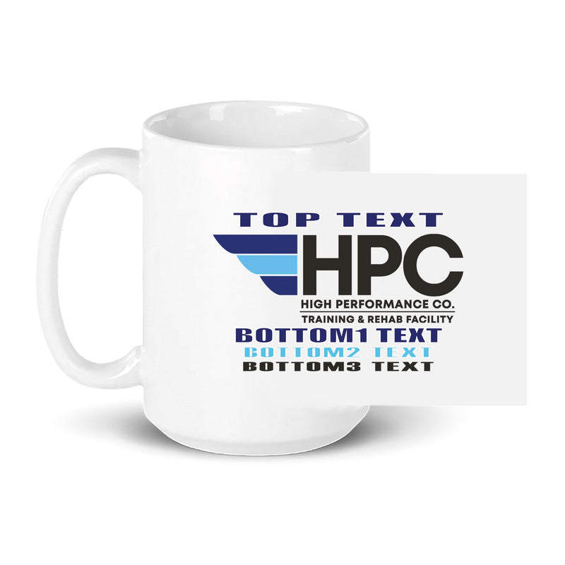 15oz Coffee Mug - White