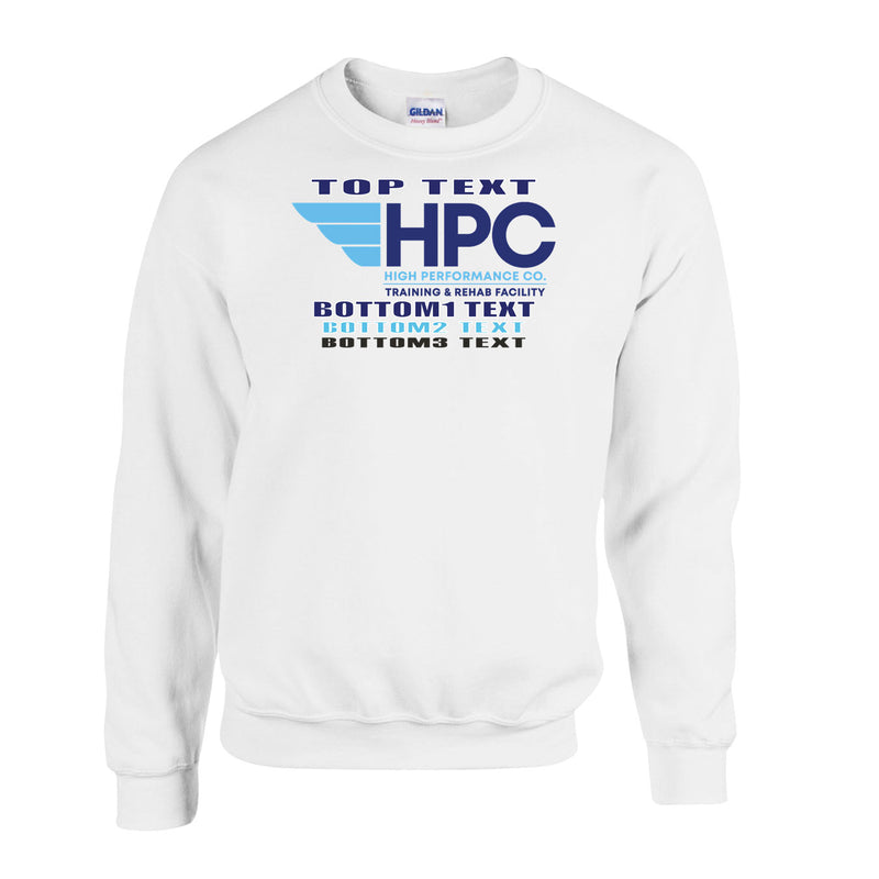 Fleece Crewneck - White