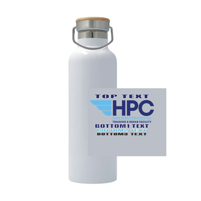 25oz Stainless Steel Thermos - White