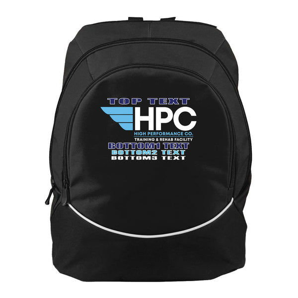 Augusta Tri-Color Backpack - Black White