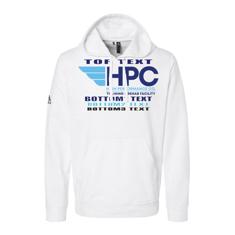 Adidas Hooded Sweatshirt - White