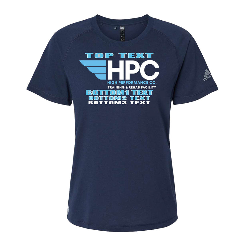 Adidas Women's Blended T-Shirt - Collegiate Navy