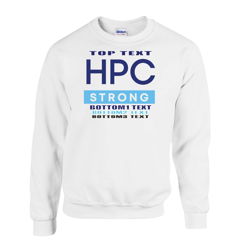 Fleece Crewneck - White