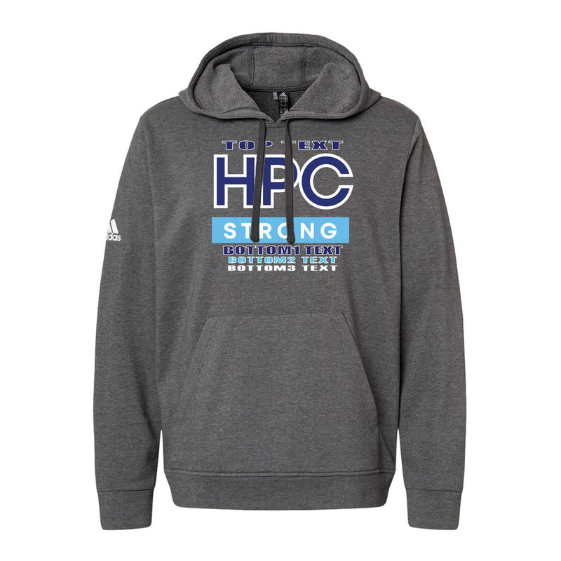 Adidas Hooded Sweatshirt - Dark Grey Heather