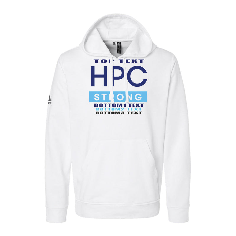Adidas Hooded Sweatshirt - White