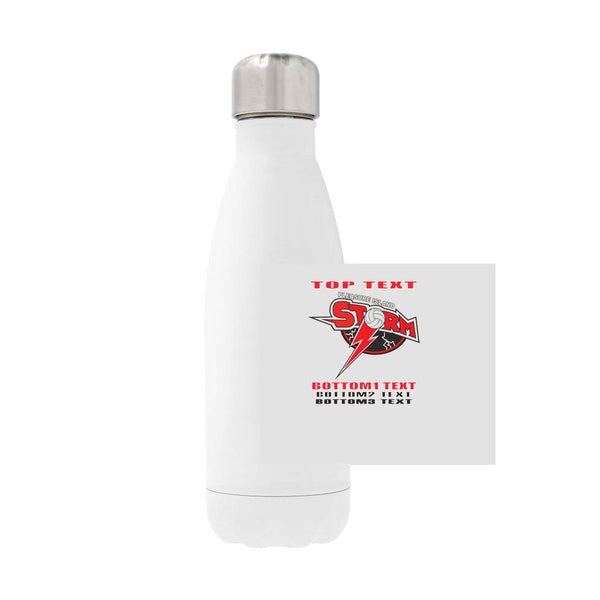 12oz Stainless Steel Water Bottle - White