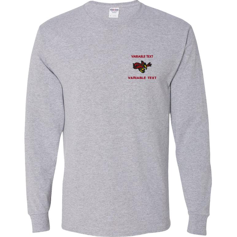 Youth Dri-Power Long Sleeve T-Shirt - Athletic Heather