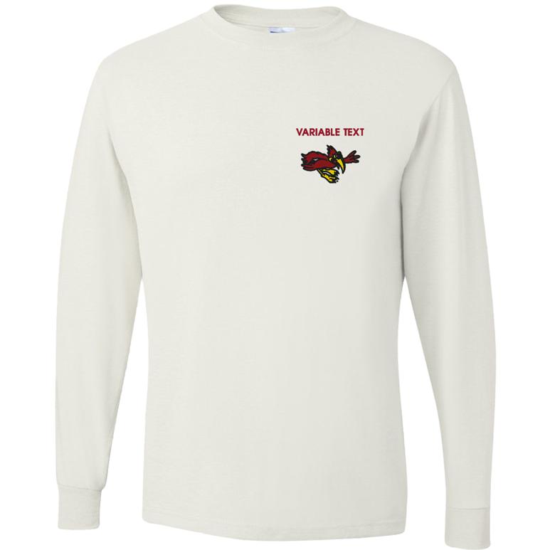 Youth Dri-Power Long Sleeve T-Shirt - White