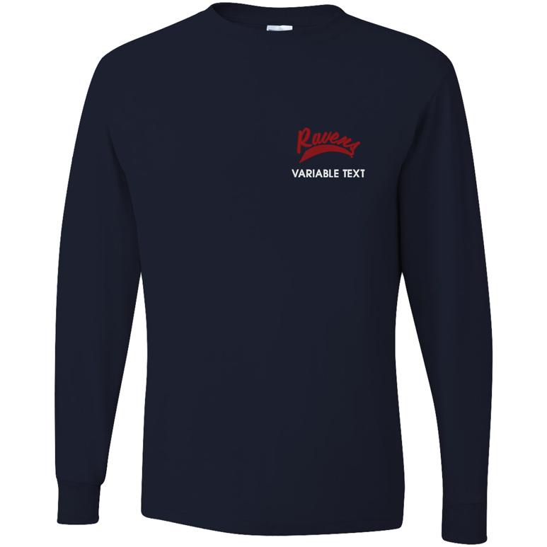 Dri-Power Long Sleeve T-Shirt - Black